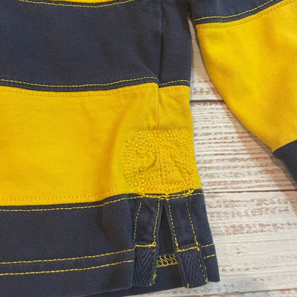 Boys Polo Ralph Lauren Striped Cotton Jersey Rugby Shirt - Picture 3 of 7